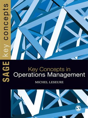 cover image of Key Concepts in Operations Management